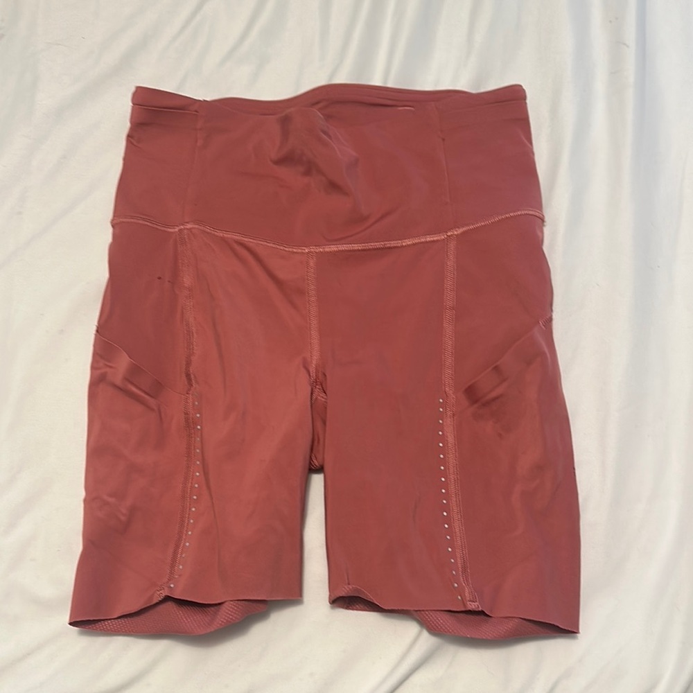 Women's Pink Lululemon Cycling Shorts